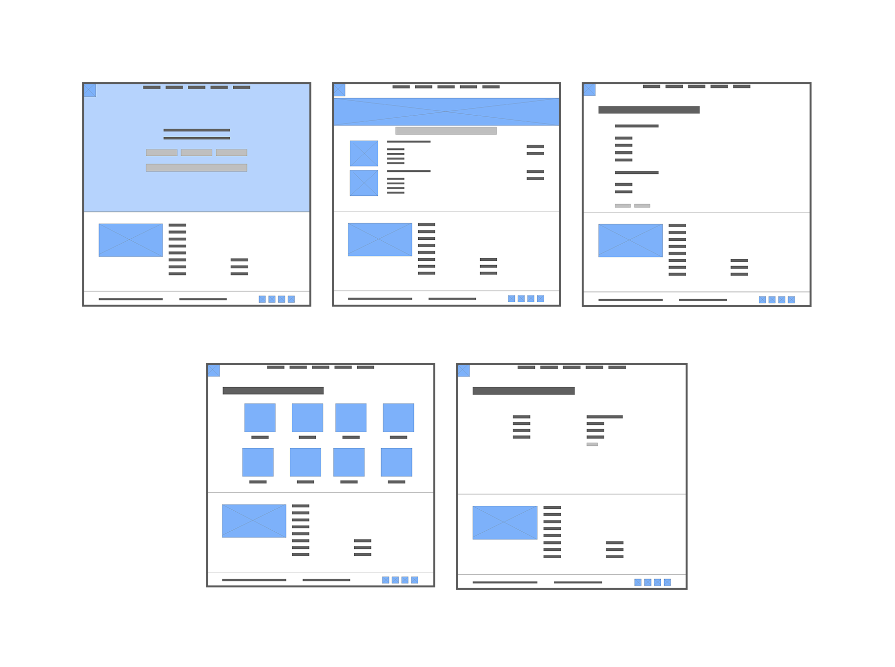 Palomino Wireframes